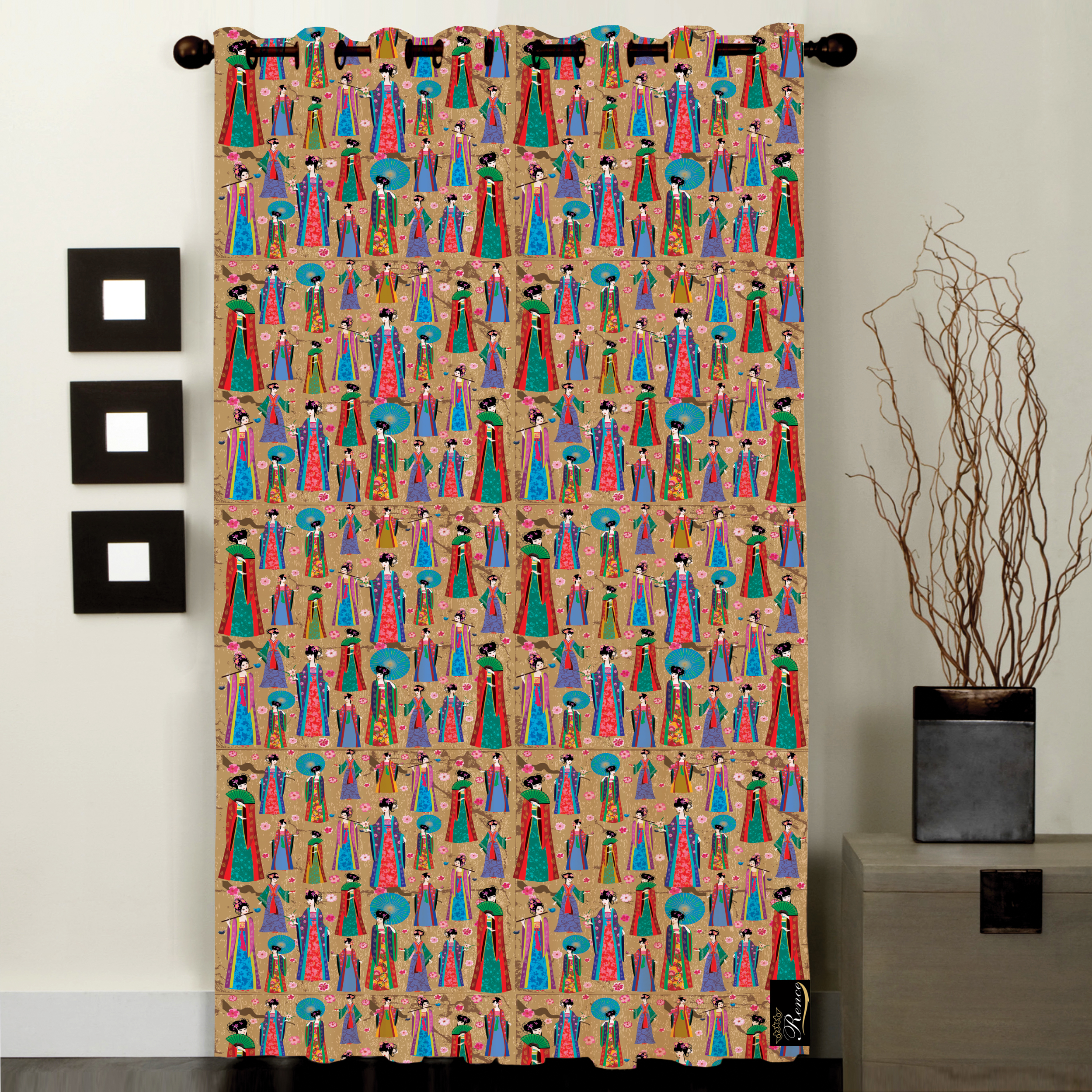 پرده مدل C1-50157 سایز 290x140 سانتی متر