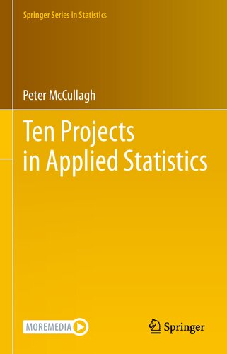 خرید و دانلود نسخه کامل کتاب Ten Projects in Applied Statistics - Pdf