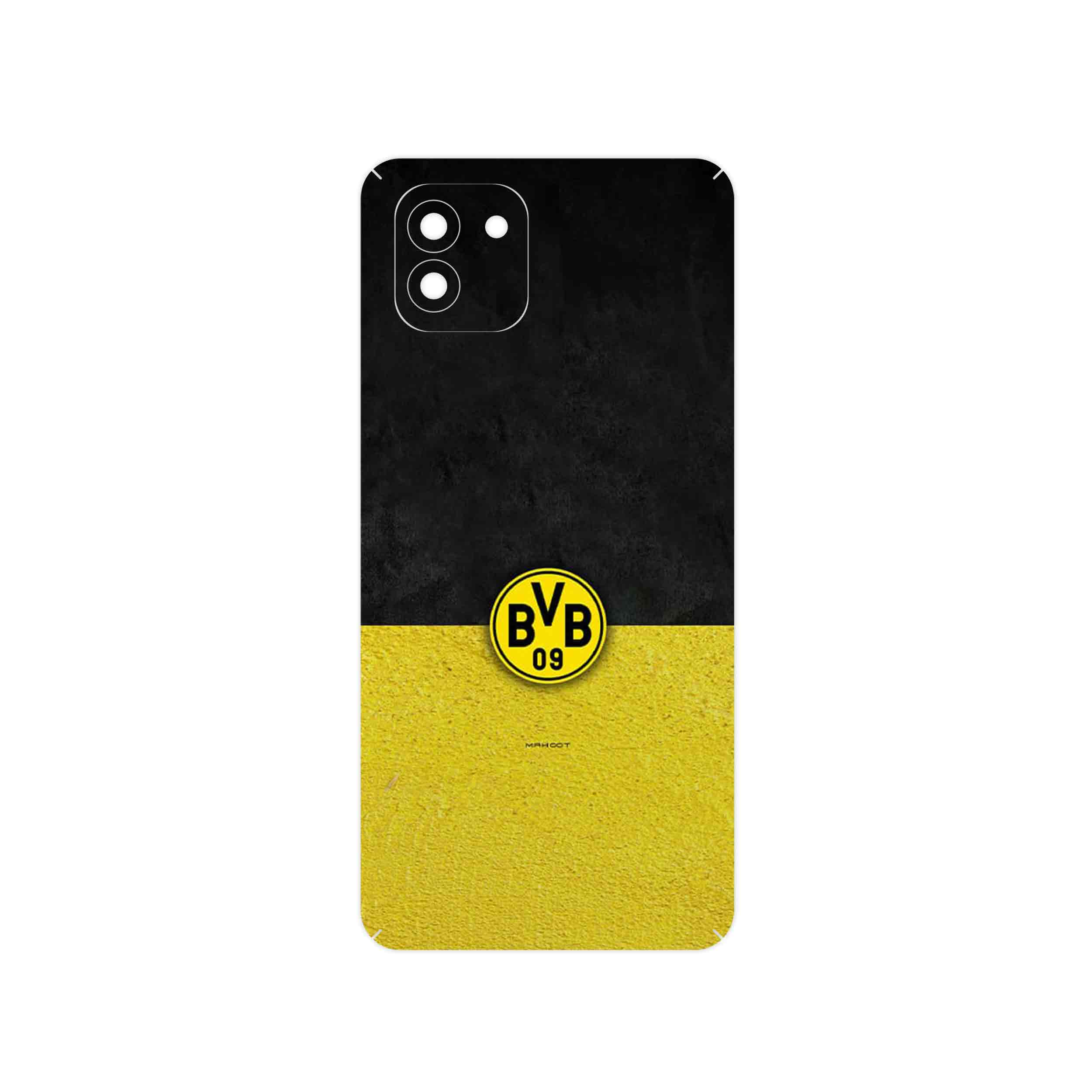 برچسب پوششی ماهوت مدل Borussia Dortmund FC مناسب برای گوشی موبایل سامسونگ Galaxy A03