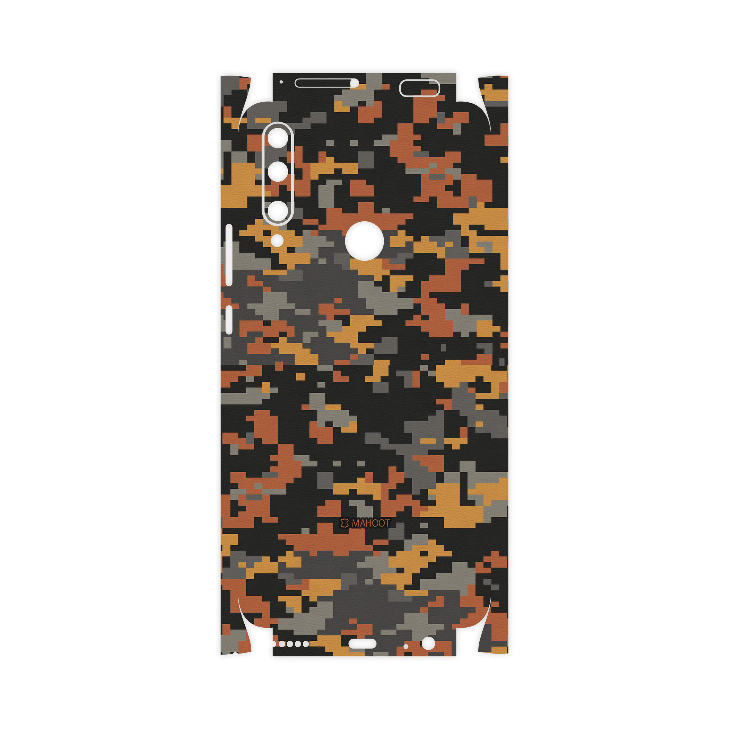 برچسب پوششی ماهوت مدل Army-Autumn-pixel-FullSkin مناسب برای گوشی موبایل آنر 9X
