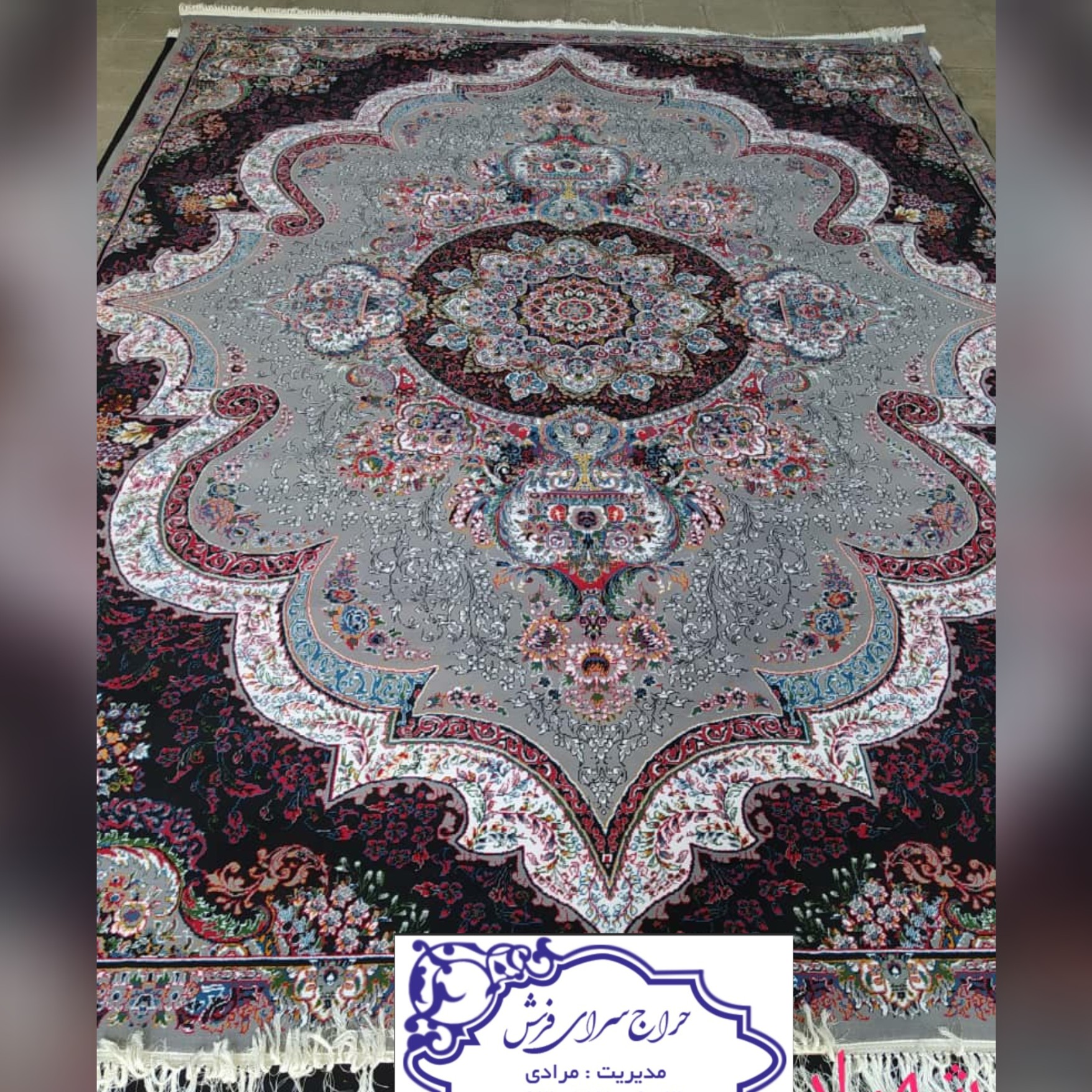 فرش شهیاد فیلی 12متری 500شانه جنس نخ بی سی اف رنگ ثابت بدون پرز دهی 7رنگ کیفیت عالی