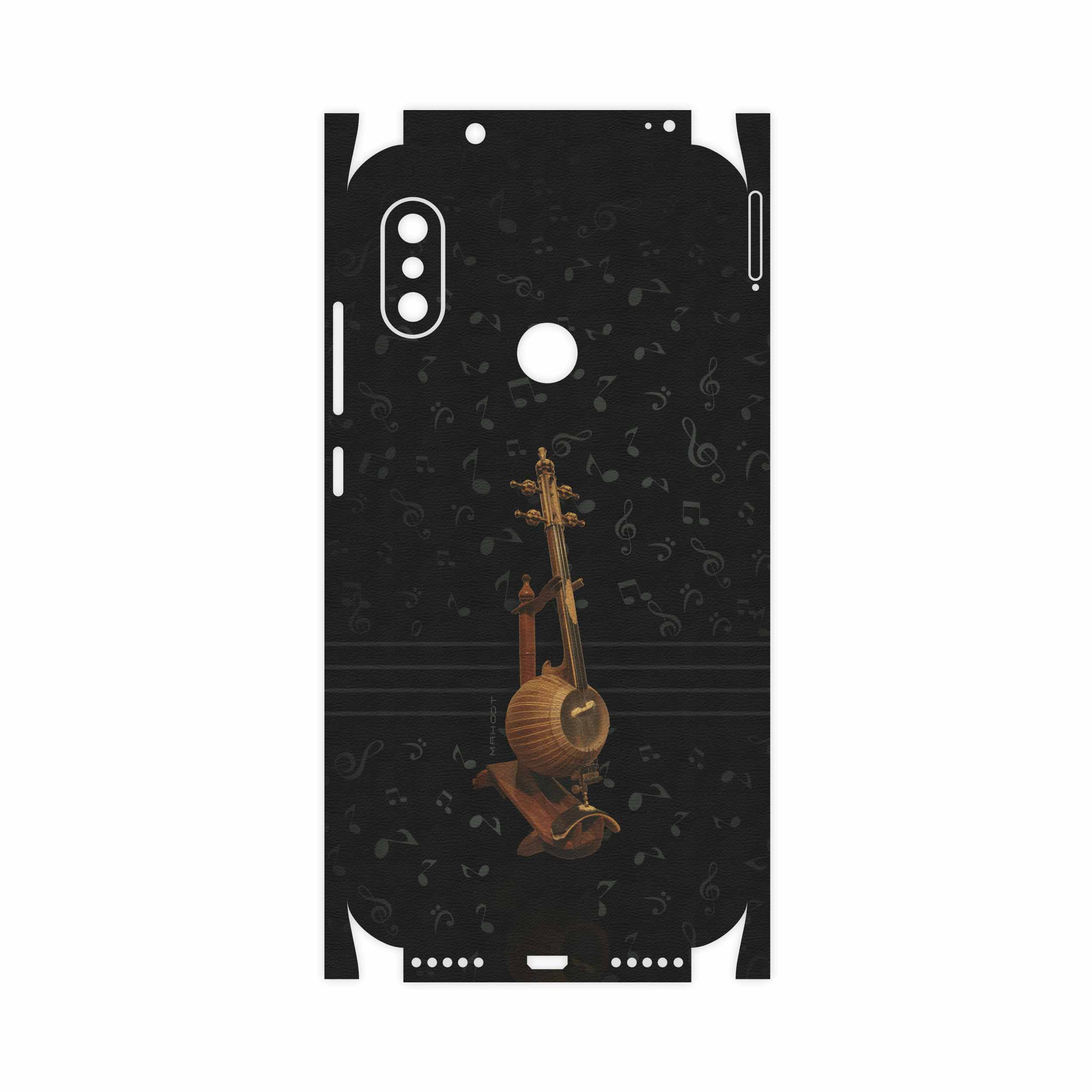 برچسب پوششی ماهوت مدل Persian Fiddle Instrument-FullSkin مناسب برای گوشی موبایل شیائومی Redmi Note 6 Pro