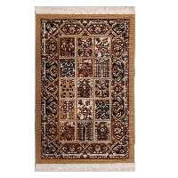 گلیم ماشینی مدل خشتی کد 2198