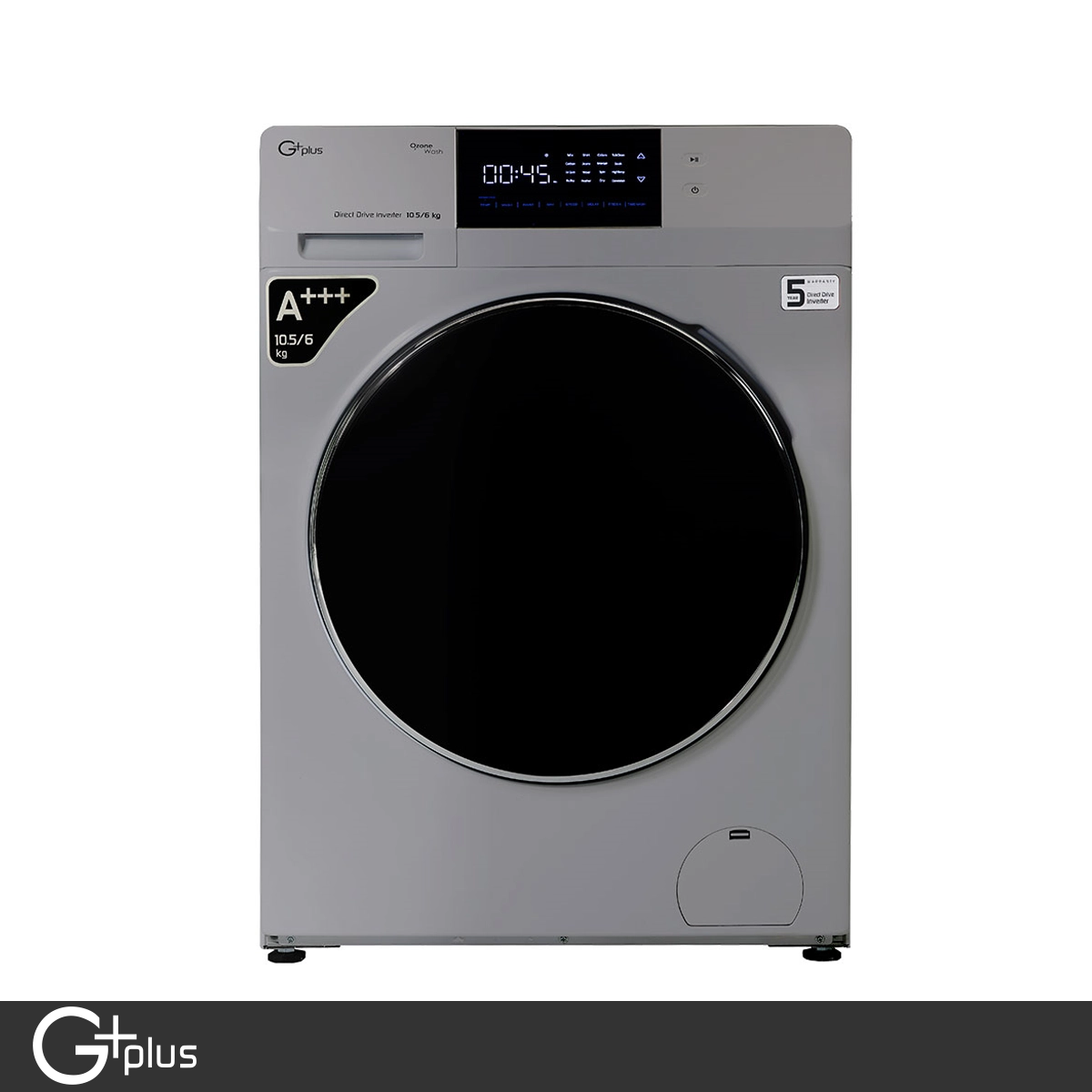 ماشین لباسشویی جی پلاس 105 کیلویی مدل GWM-MD106T