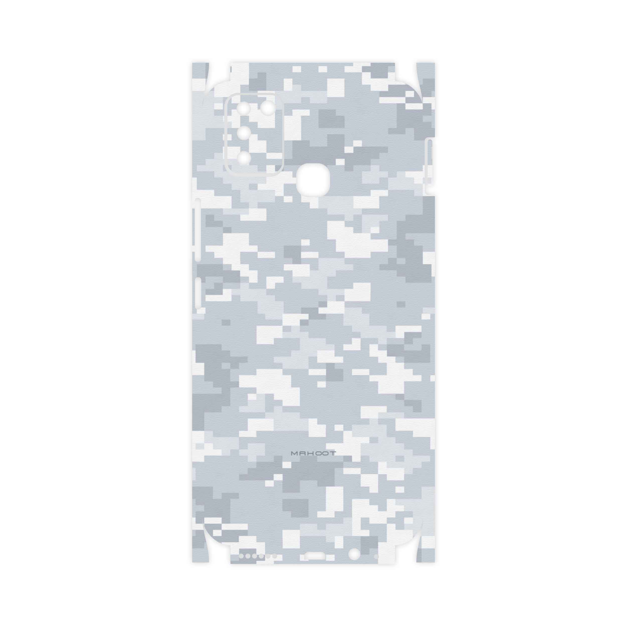 برچسب پوششی ماهوت مدل Army-Winter-Pixel-FullSkin مناسب برای گوشی موبایل اینفینیکس Smart 6 X657B