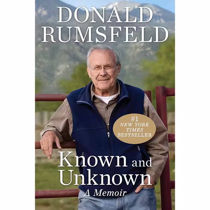 کتاب Known and Unknown اثر Donald Rumsfeld انتشارات Sentinel