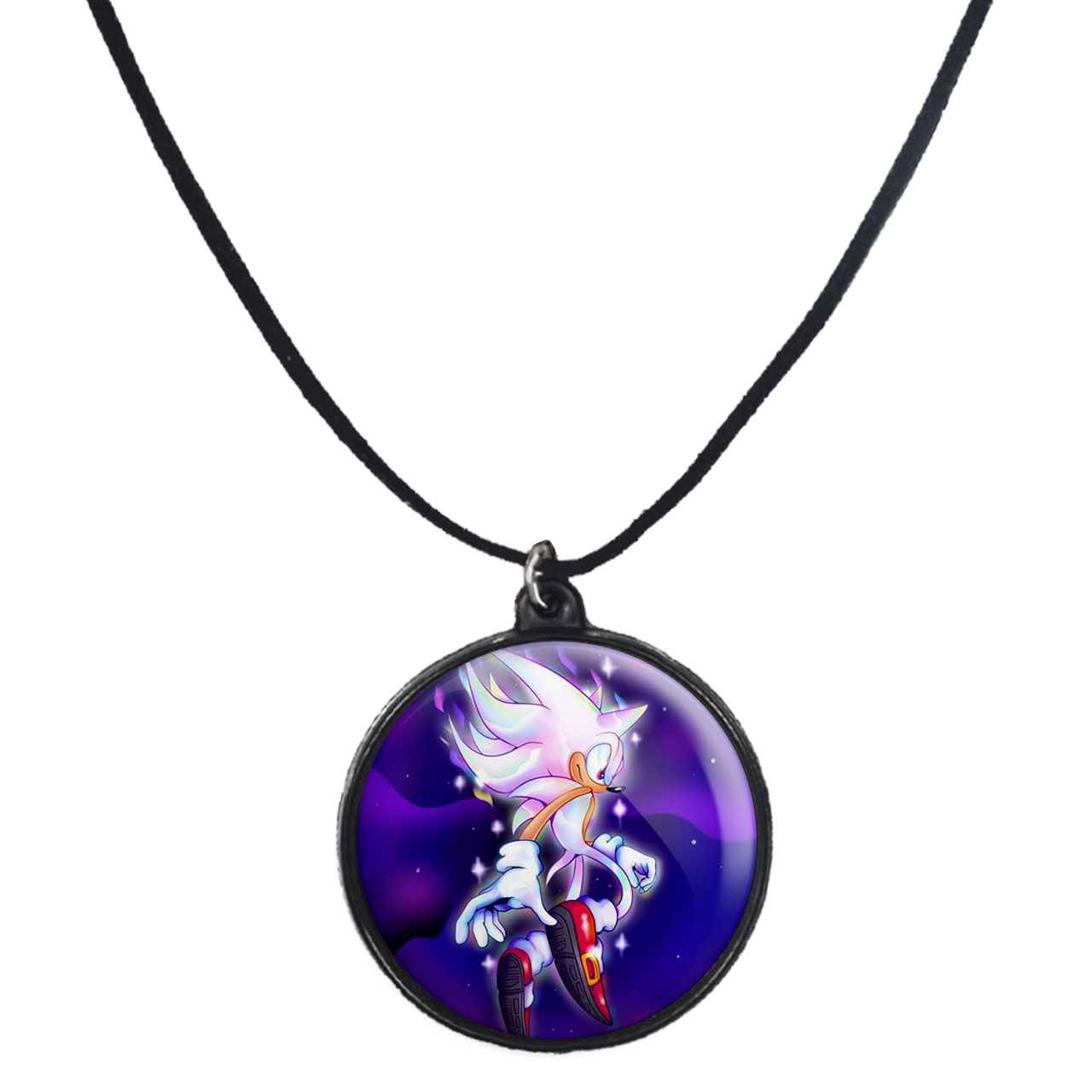 گردنبند پرمانه طرح سونیک کد pmb.14957 مدل دو طرفه