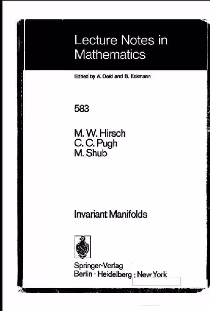 خرید و دانلود نسخه کامل کتاب Invariant Manifolds