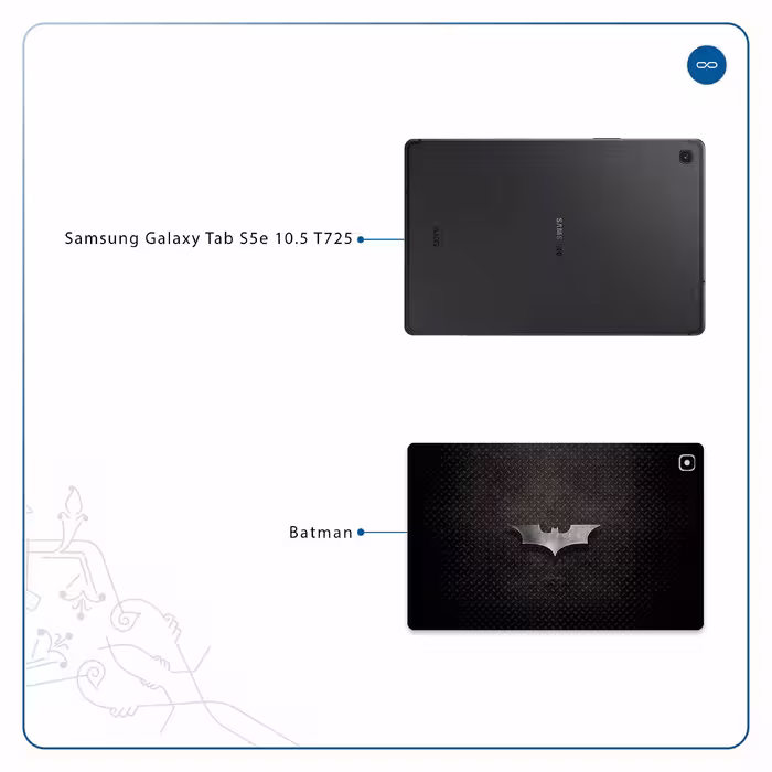 برچسب پوششی ماهوت مدل Batman مناسب برای تبلت سامسونگ Galaxy Tab S5e 10.5 2019 T725