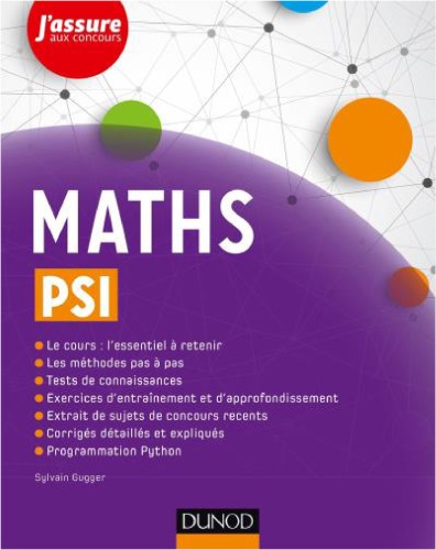 خرید و دانلود نسخه کامل کتاب Maths PSI