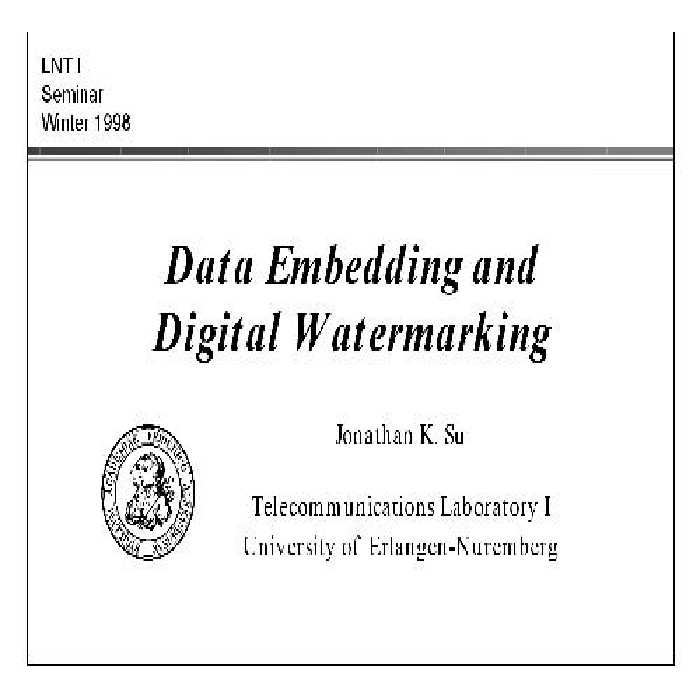 خرید و دانلود نسخه کامل کتاب Data Embedding and Digital Watermarking