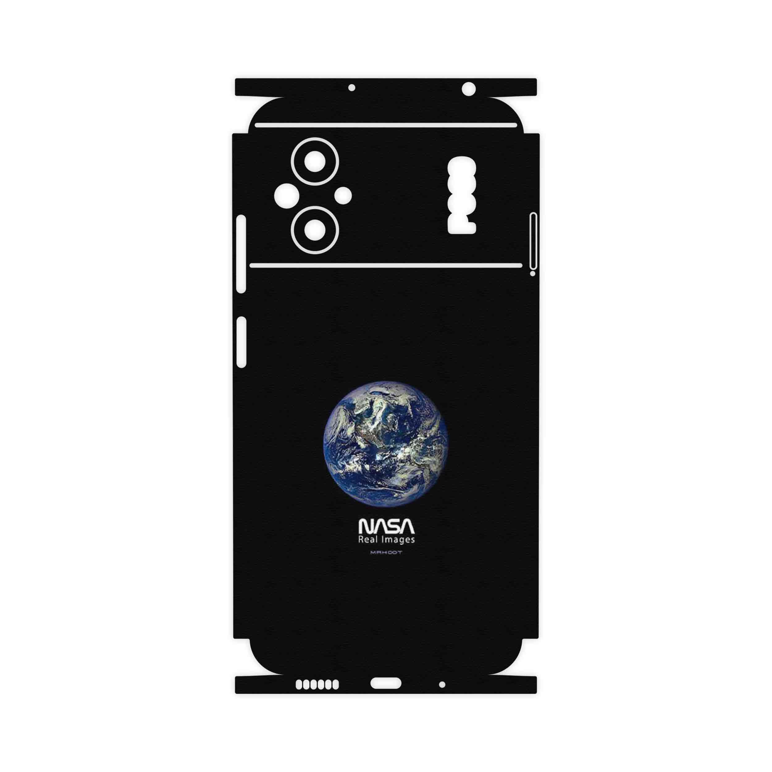 برچسب پوششی ماهوت مدل NASA Home Earth-FullSkin مناسب برای گوشی موبایل شیائومی Poco M5