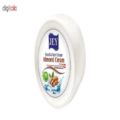 کرم دست و صورت جی مدل روغن بادام حجم 200 میلی لیتر