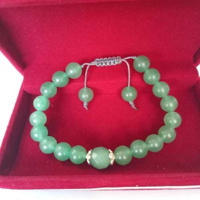 دستبند سنگ طبیعی اونتورین