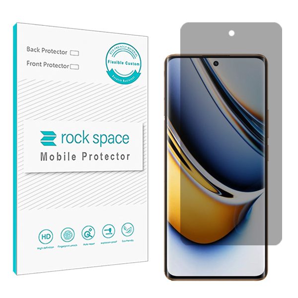 گلس ریلمی 11 Pro  مدل نانو هیدروژل پرایوسی برند راک اسپیس کد S