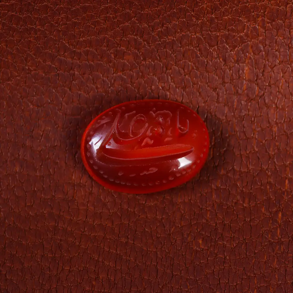 نگین عقیق کد 16541 - جواهری مشاهیر