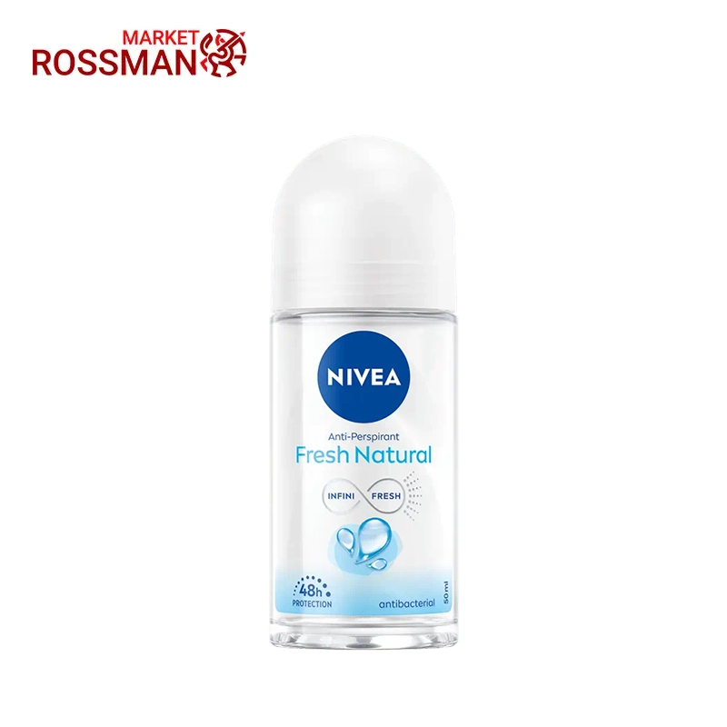 رول دئودورانت زنانه نیوا Nivea مدل Fresh natural حجم 50 میلی لیتر