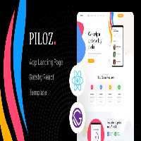 دانلود قالب Gatsby React صفحه فرود Piloz