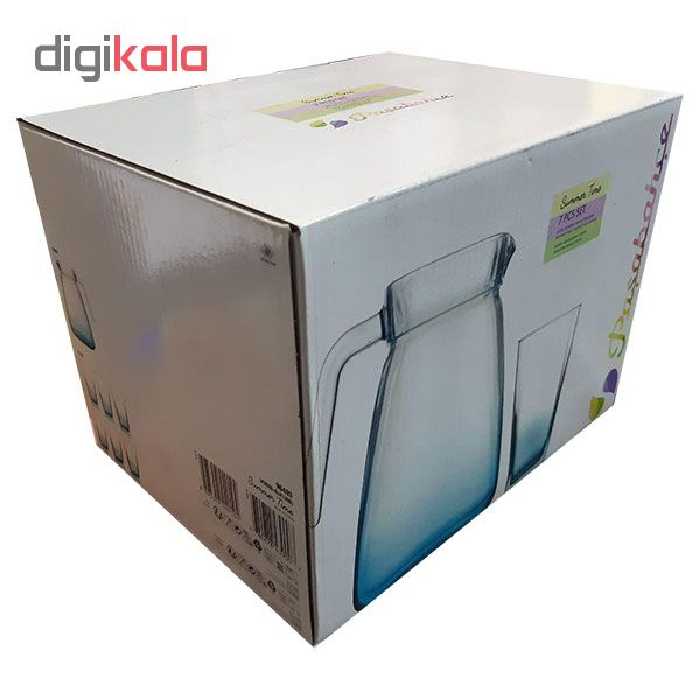 ست پارچ و لیوان 7 پارچه پاشاباغجه مدل Carre