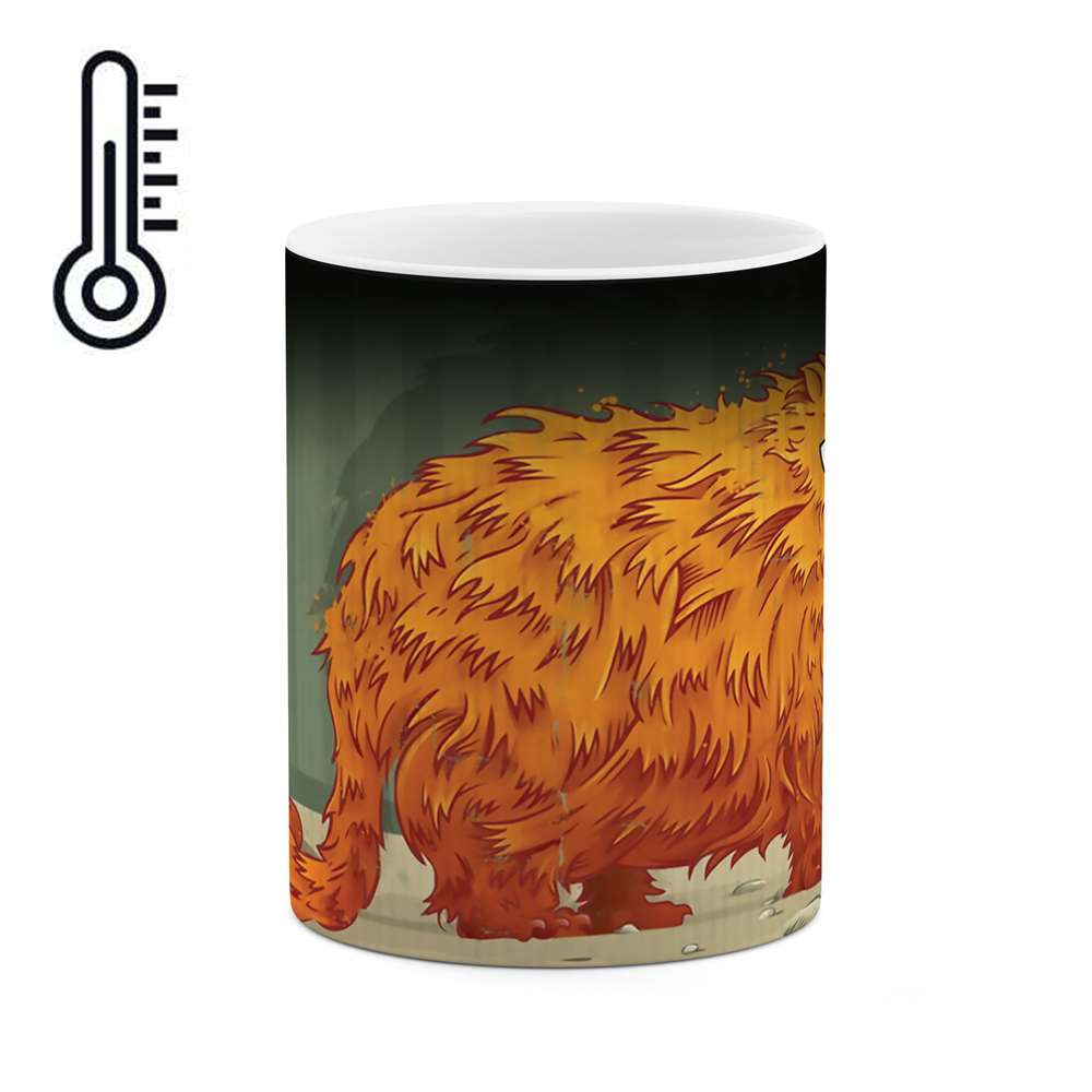 ماگ حرارتی طرح گربه مدل mgph01433