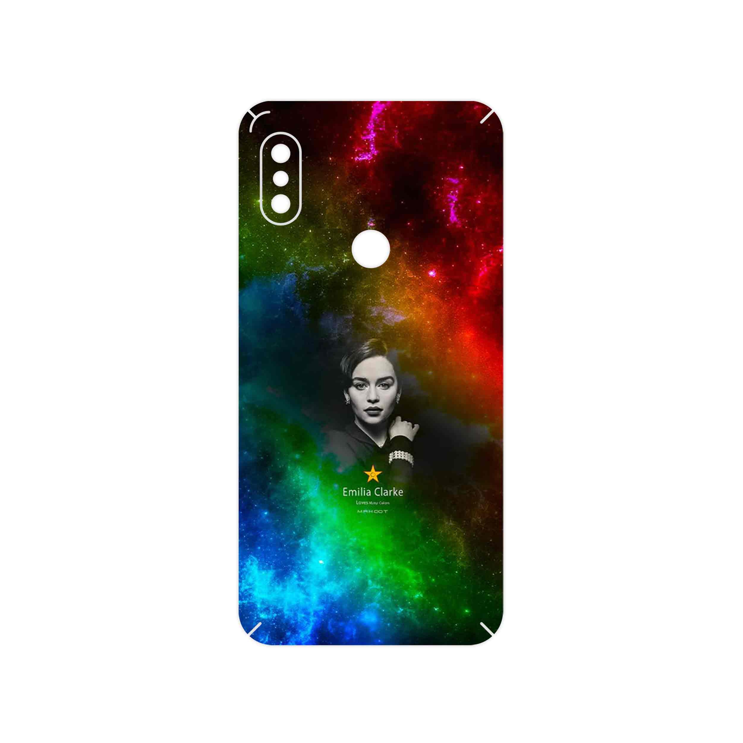 برچسب پوششی ماهوت مدل emilia clarke مناسب برای گوشی موبایل شیائومی Redmi Note 6 Pro