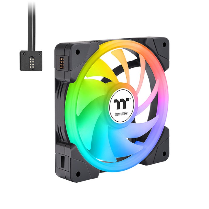 خرید فن خنک کننده پردازنده ترمالکیت Thermaltake SWAFAN EX14 ARGB Sync PC Cooling Fan TT Premium Edition (3-Fan Pack) با بهترین قیمت