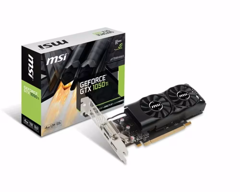 کارت گرافیک ام اس آی GTX 1050 Ti 4GT LP