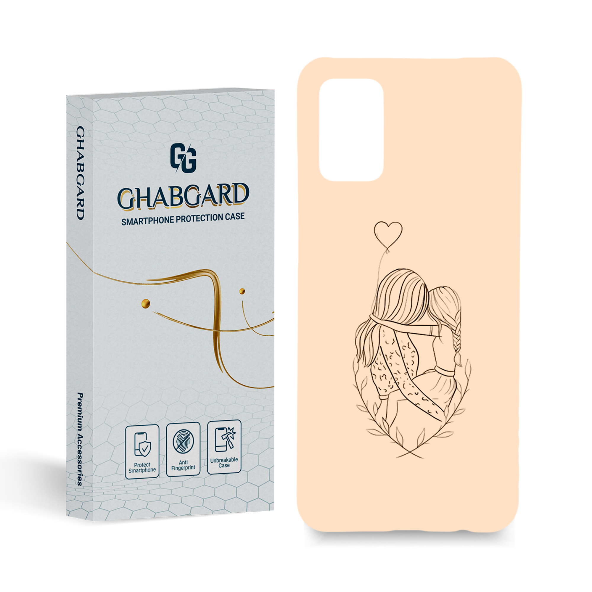 کاور قاب گارد مدل دخترانه مناسب برای گوشی موبایل سامسونگ galaxy a02s