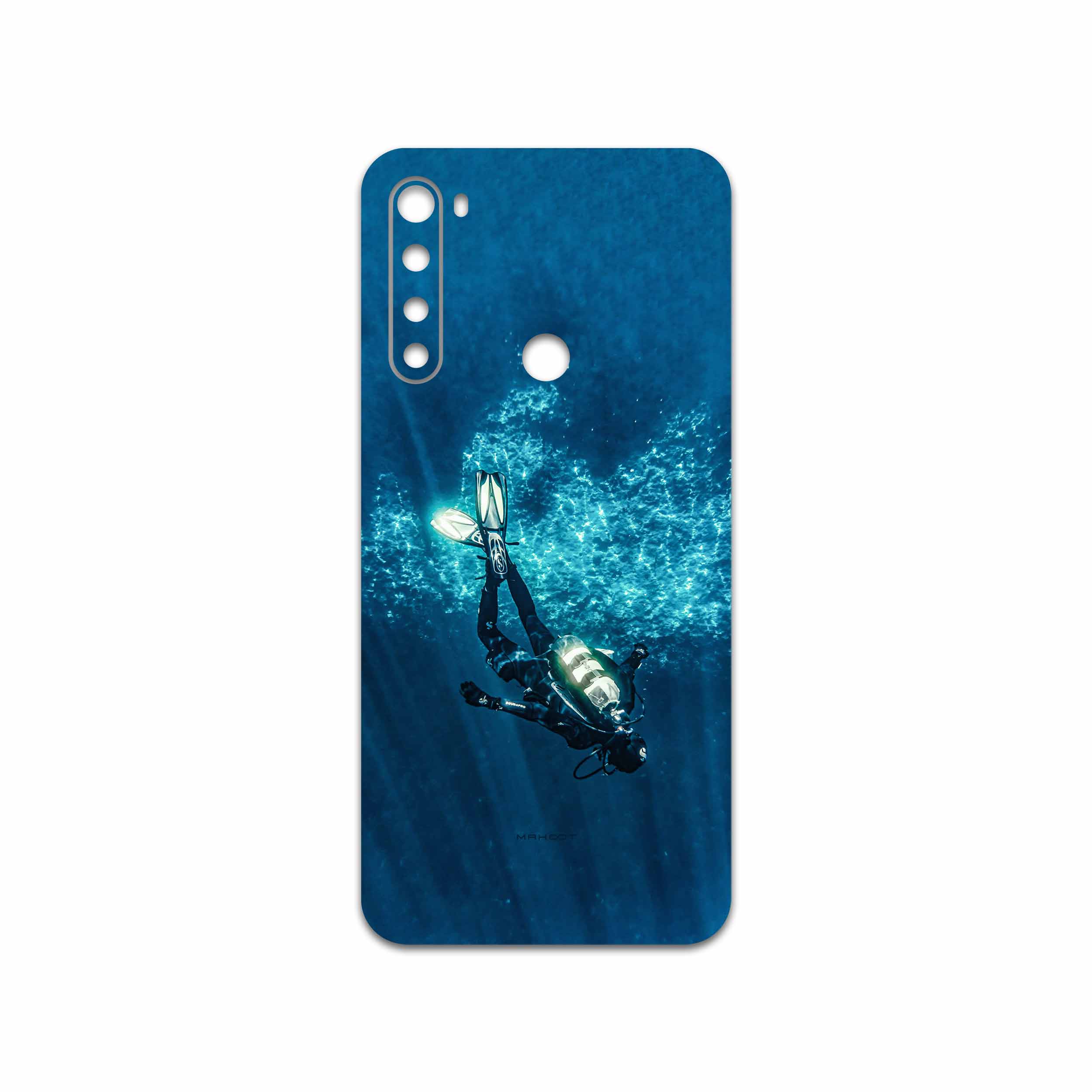 برچسب پوششی ماهوت مدل Scuba Diving مناسب برای گوشی موبایل شیائومی Redmi Note 8