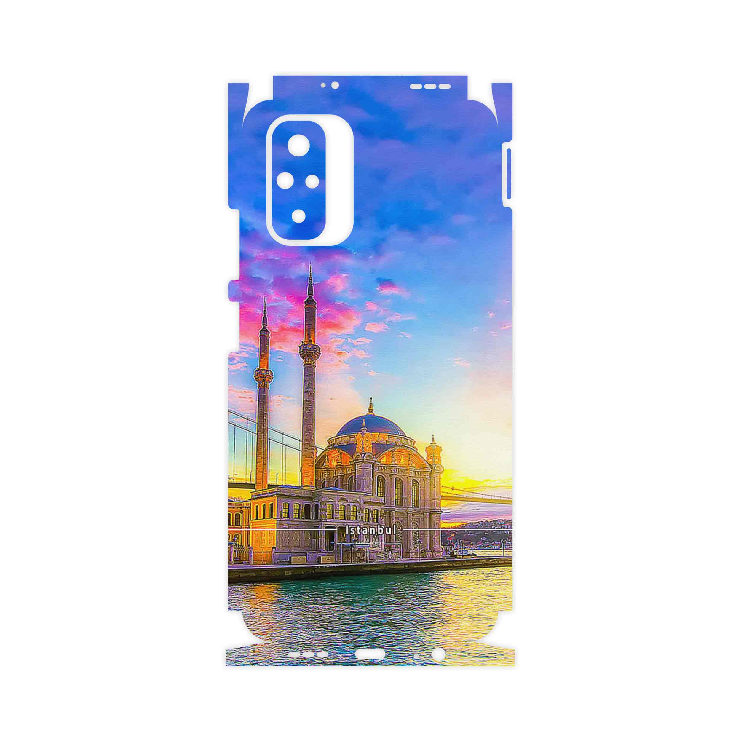 برچسب پوششی ماهوت مدل City of Istanbul-FullSkin مناسب برای گوشی موبایل شیائومی Redmi Note 10s