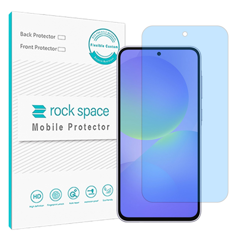 گلس سامسونگ A36 مدل نانو هیدروژل آنتی بلو برند راک اسپیس کد S