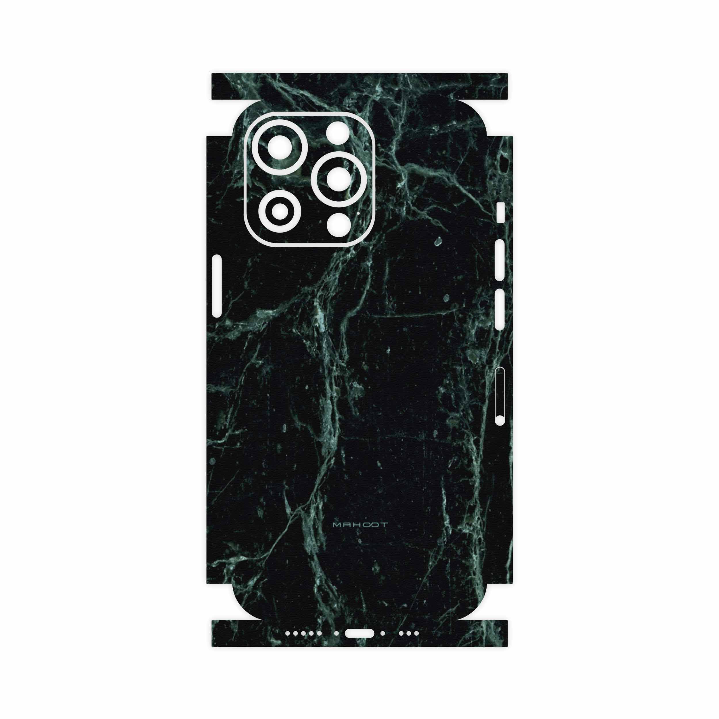 برچسب پوششی ماهوت مدل Graphite-Green-Marble-FullSkin مناسب برای گوشی موبایل اپل iphone 13 Pro