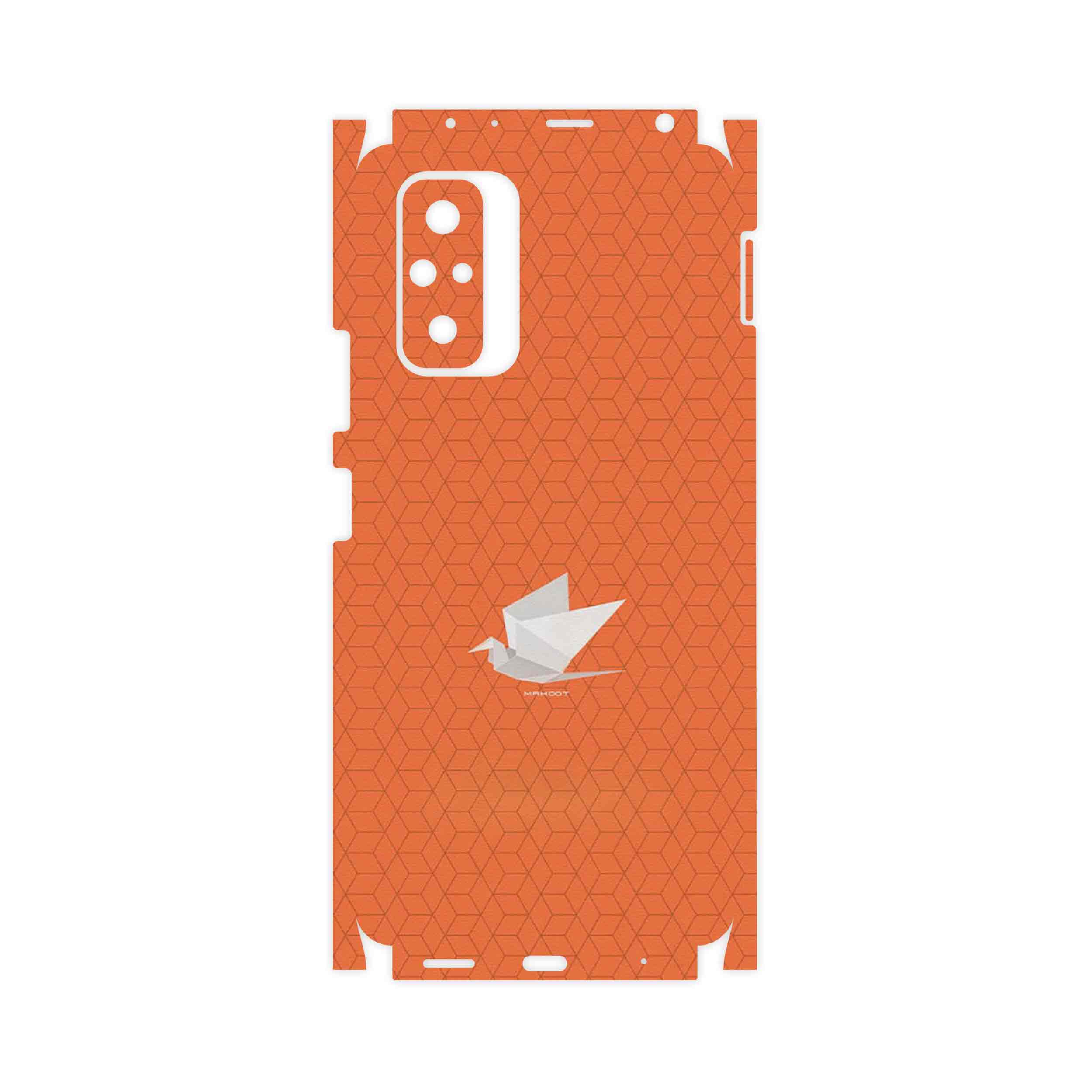 برچسب پوششی ماهوت مدل Minimalist origami bird-FullSkin مناسب برای گوشی موبایل شیائومی Redmi Note 10 Pro