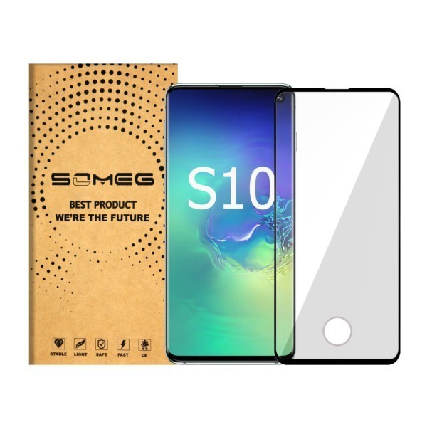 محافظ صفحه نمایش سومگ مدل Ruby-S مناسب برای گوشی موبایل سامسونگ Galaxy S10 | فروشگاه اینترنتی تاتا کالا