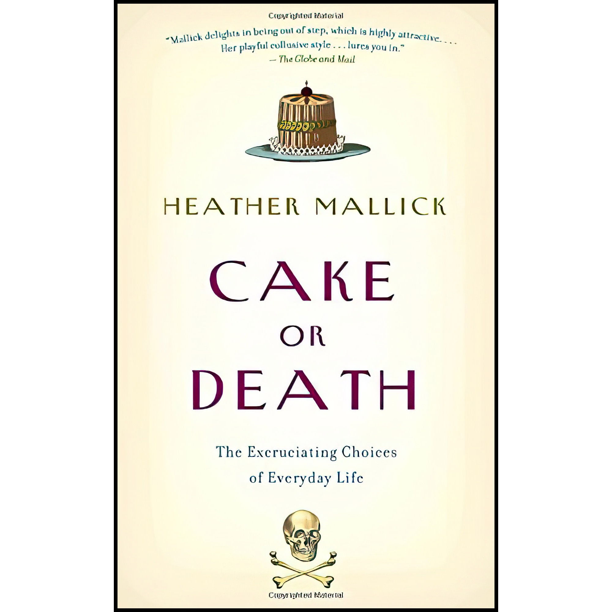 کتاب Cake or Death اثر Heather Mallick انتشارات Vintage Canada