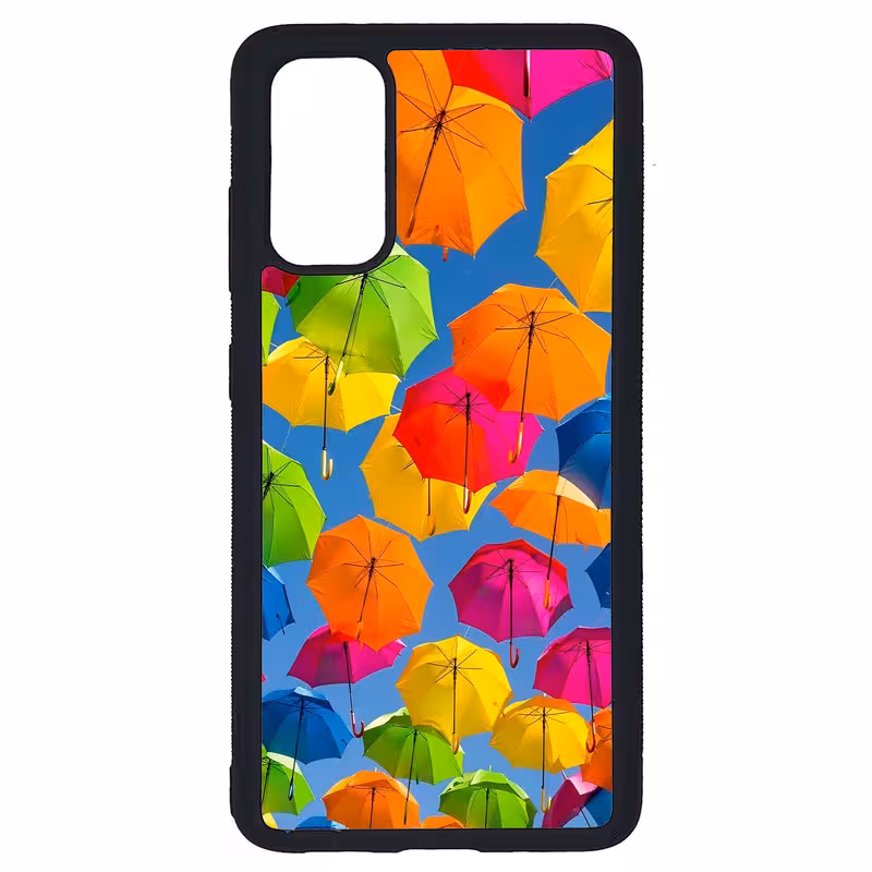 کاور طرح چترهای رنگی کد G-165 مناسب برای گوشی موبایل سامسونگ Galaxy S20 | دیجی قاب دونی