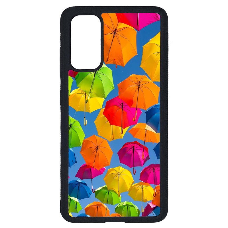 کاور طرح چترهای رنگی کد G-165 مناسب برای گوشی موبایل سامسونگ Galaxy S20 | دیجی قاب دونی