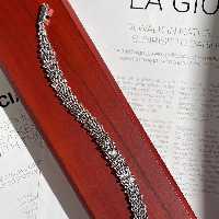 دستبند نقره تراش