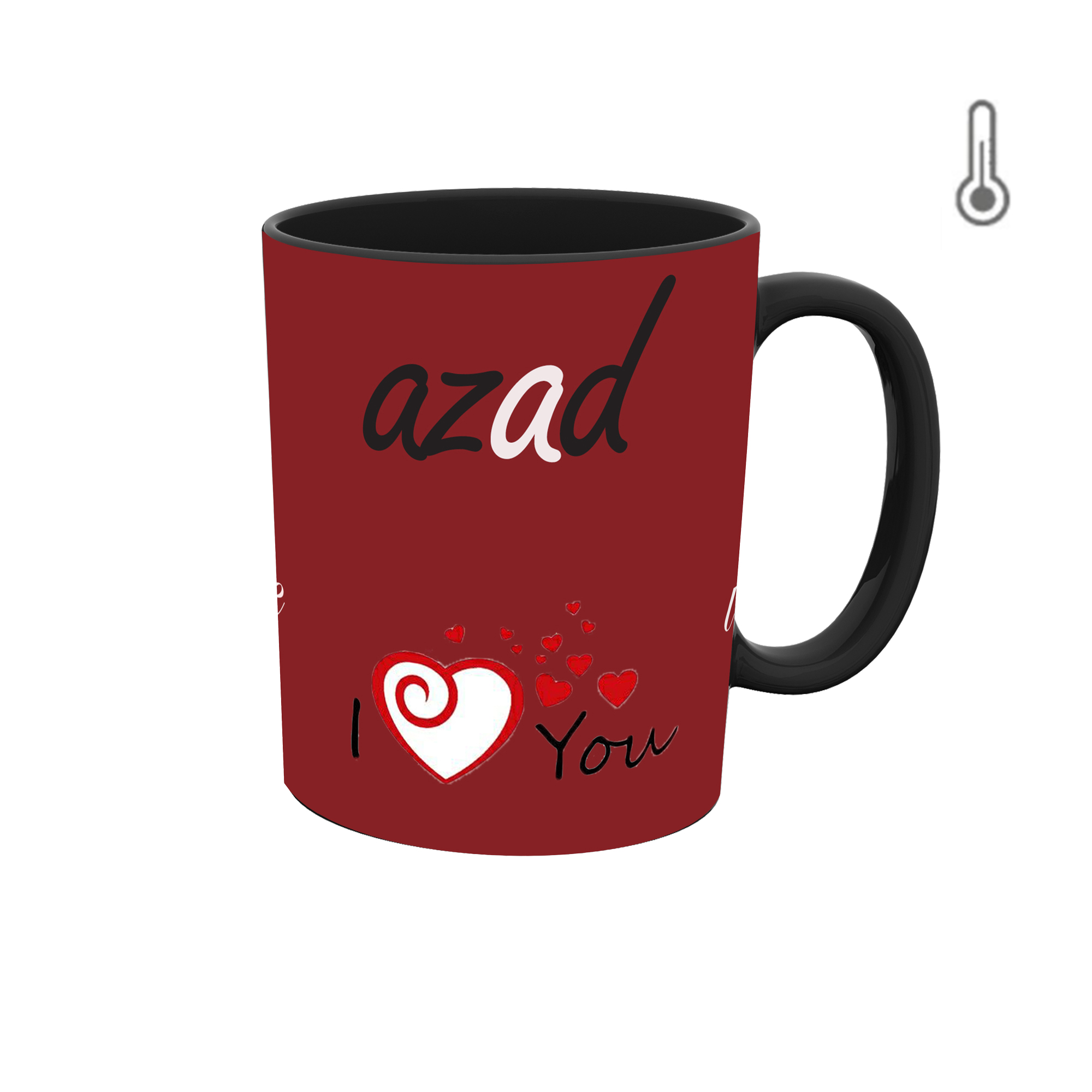 ماگ حرارتی طرح اسم آزاد