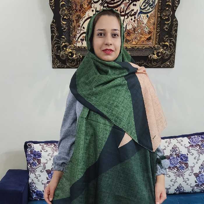 شال نخی سبز