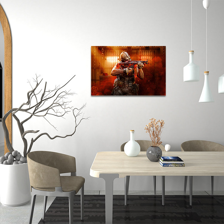 تابلو شاسی دنیای قاب مدل بازی کال آف دیوتی call of duty | دنیای قاب