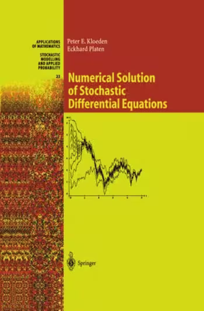 خرید و دانلود نسخه کامل کتاب Numerical Solution of Stochastic Differential Equations