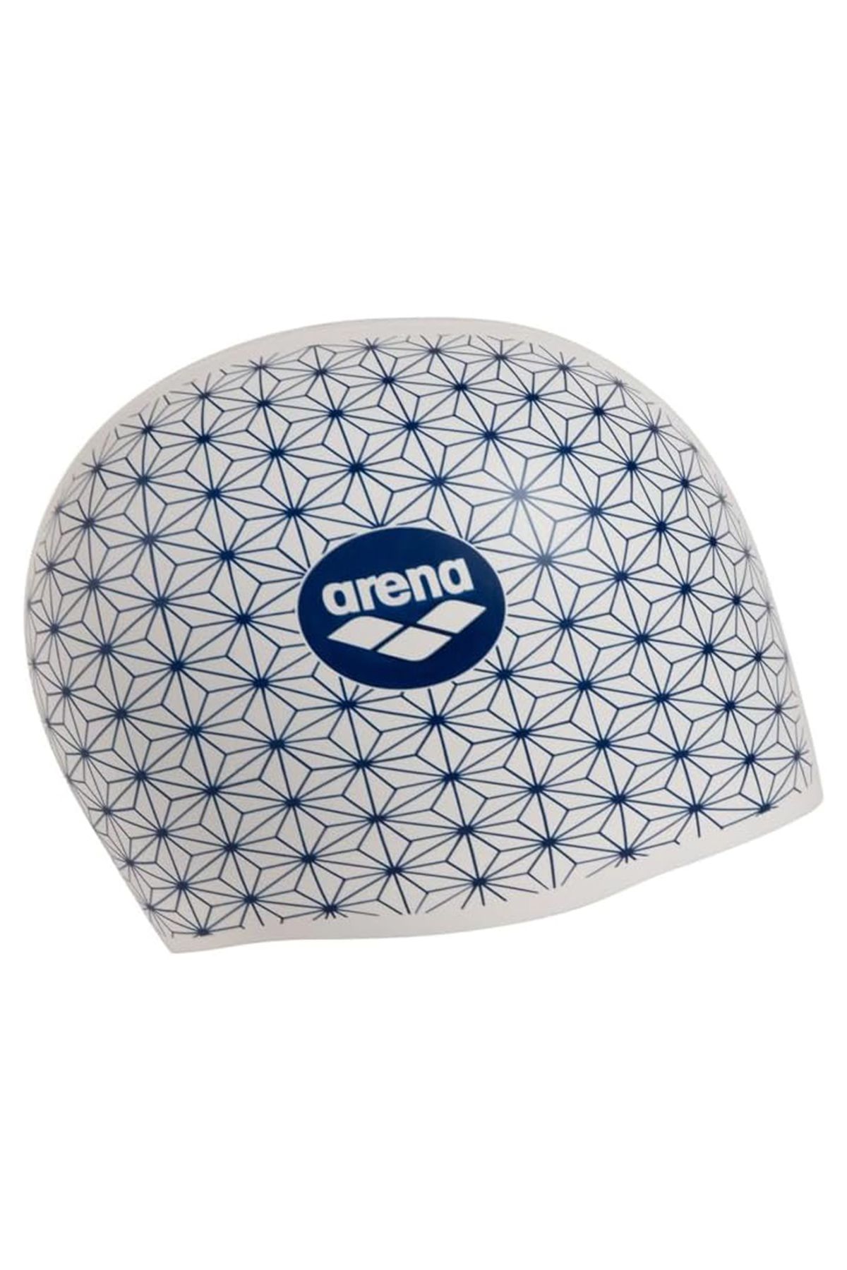 کلاه شنا آبی مردانه و زنانه استخوانی شناگر سفید برگشت پذیر Arena