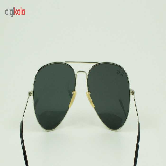 عینک آفتابی خلبانی مدل Aviator Large Metal Silver Grey