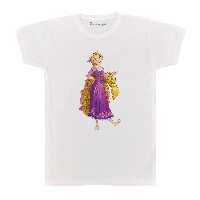 تی شرت آستین کوتاه بچگانه پرمانه طرح گیسو کمند کد pmt.7747