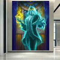 تابلو بوم طرح گیم مدل Hearthstone Heroes of Warcraft کد AR2985