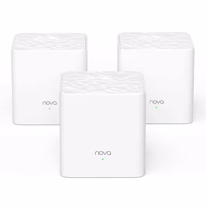 قیمت و خرید روتر اکسس پوینت بی‌سیم گیگابیت و دوباند AC1200 تندا مدل Nova MW3 پک 3 عددی | یاس ارتباط