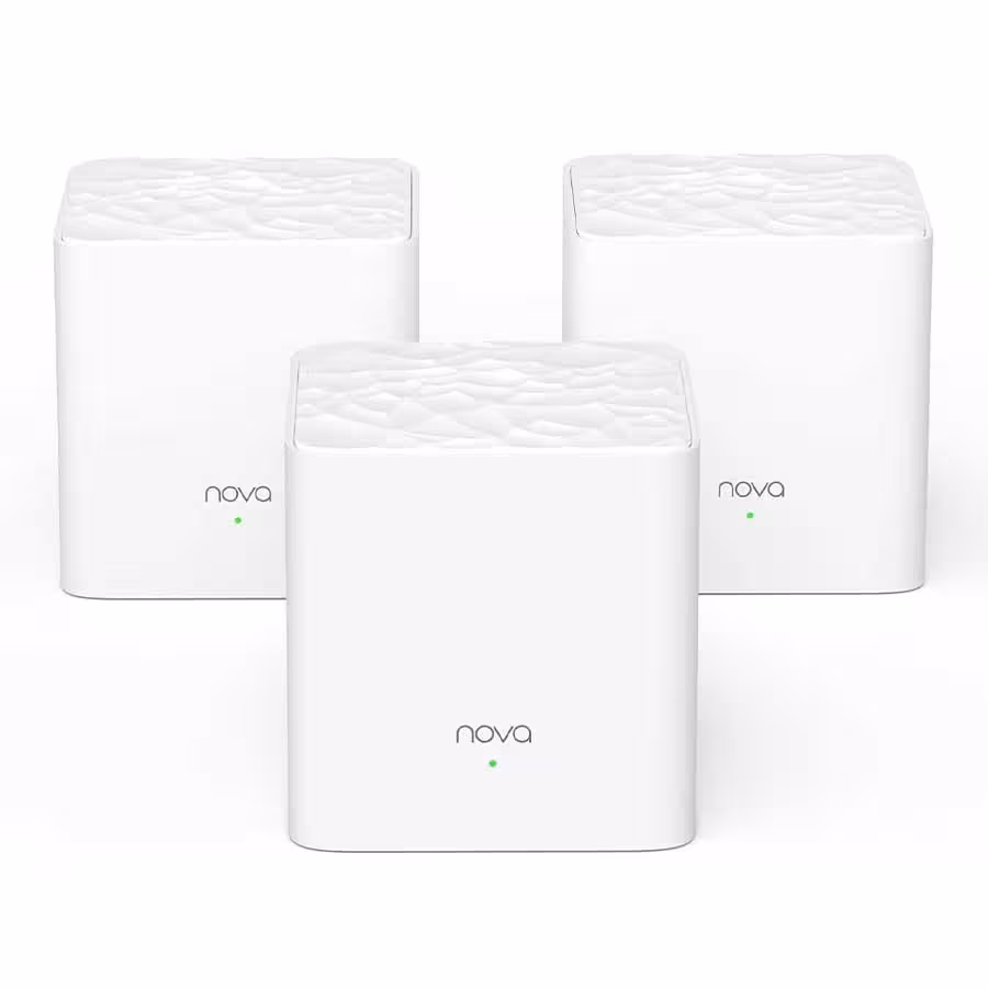 قیمت و خرید روتر اکسس پوینت بی‌سیم گیگابیت و دوباند AC1200 تندا مدل Nova MW3 پک 3 عددی | یاس ارتباط
