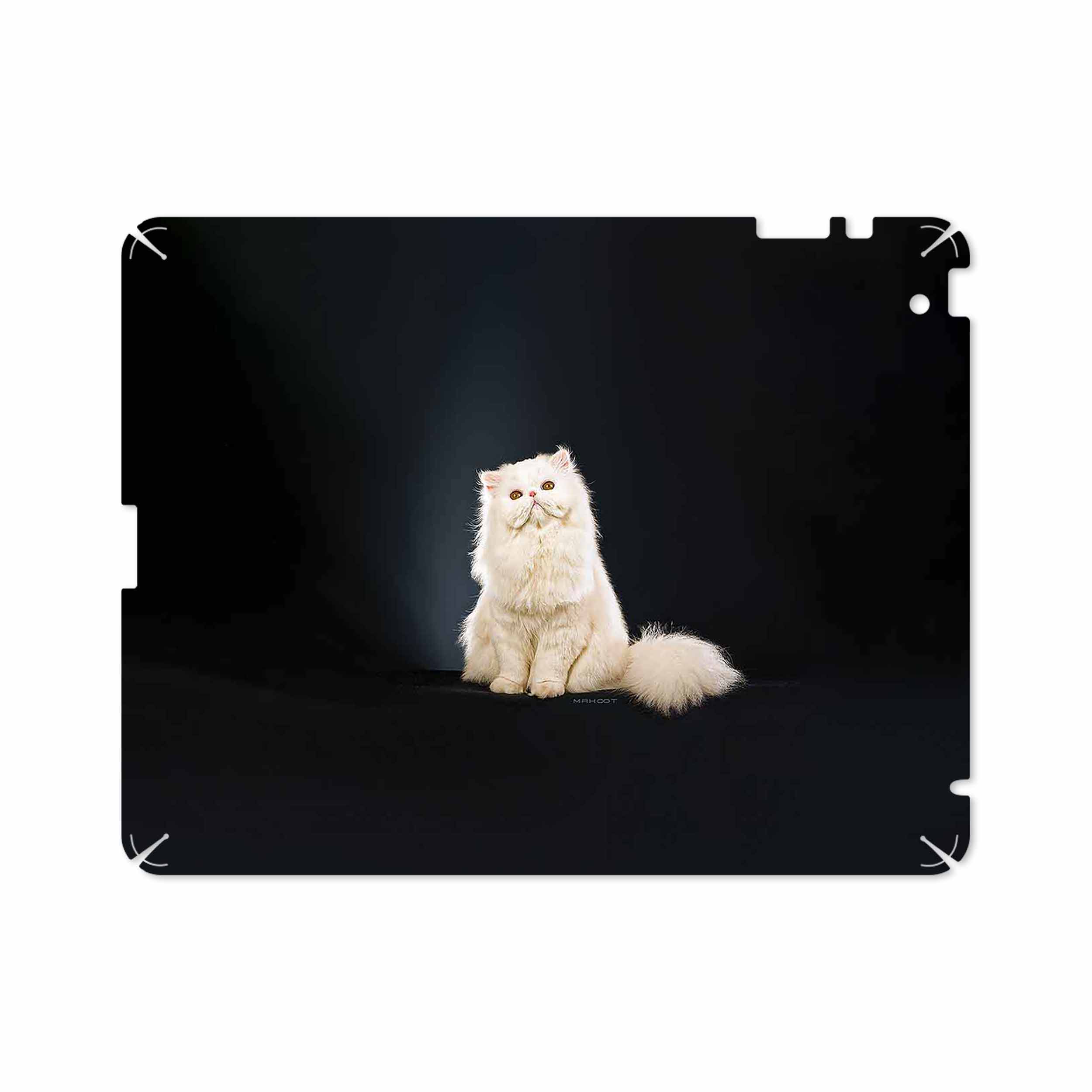 برچسب پوششی ماهوت مدل Persian cat مناسب برای تبلت اپل iPad 2 2011 A1396
