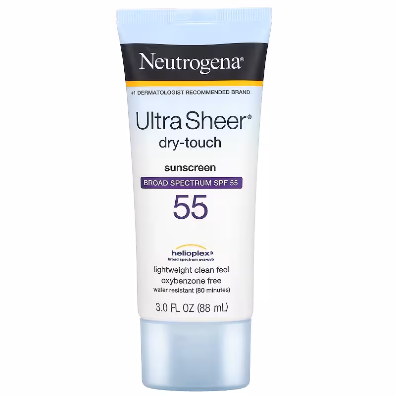 کرم ضد آفتاب Ultra Sheer نوتروژینا SPF55:حجم 88 میلی لیتر